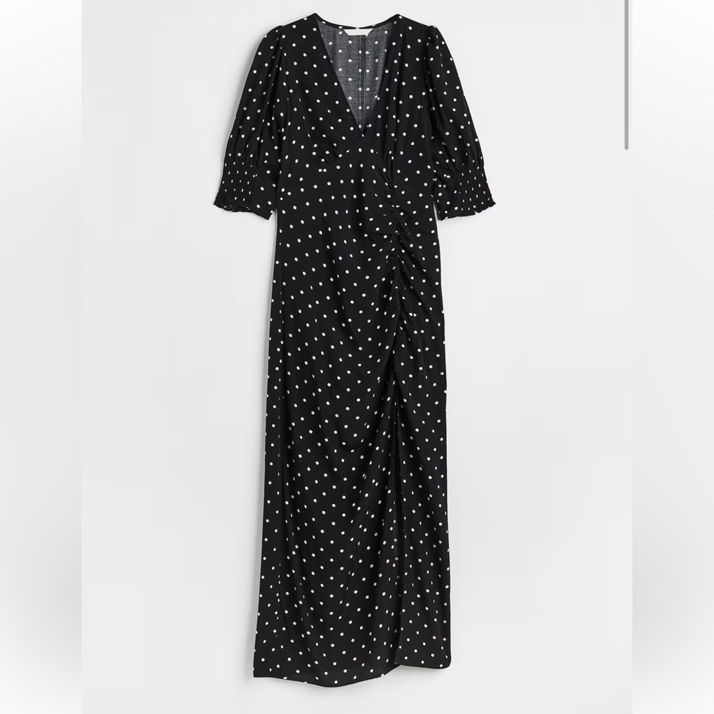 H&M Black Polka Dot Dress